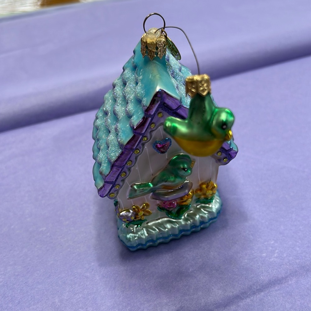 Christopher Radko Tweet Suite ornament. Retired from 2001.